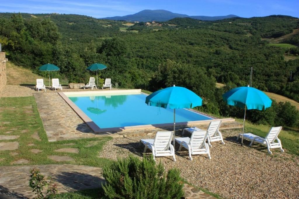 Le Piane Villa Castiglione dʼOrcia Buitenkant foto