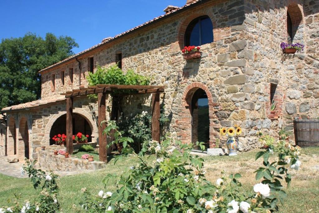 Le Piane Villa Castiglione dʼOrcia Buitenkant foto